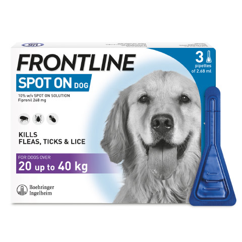 frontline spot-on dog large