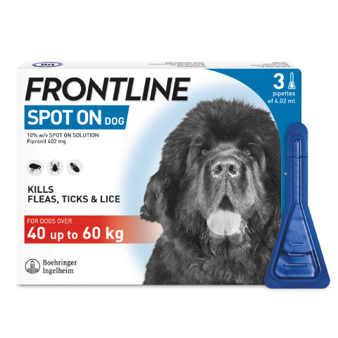 frontline spot on dog extra large